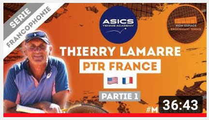 lien vers l'interview video de thierry lamarre qui presente la certification d'enseignant de tennis ptr