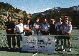 photo du premier workshop d'enseignant de tennis à La Foux d'Allos