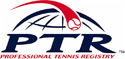 logo de la Professional Tennis Registry organisation de formation d'enseignant de tennis